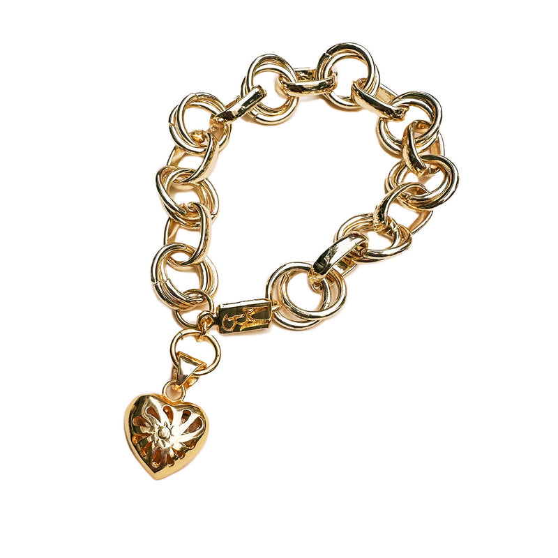 Encadenado Heart Bracelet – Gold