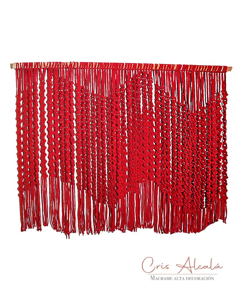 Red Rain Curtain