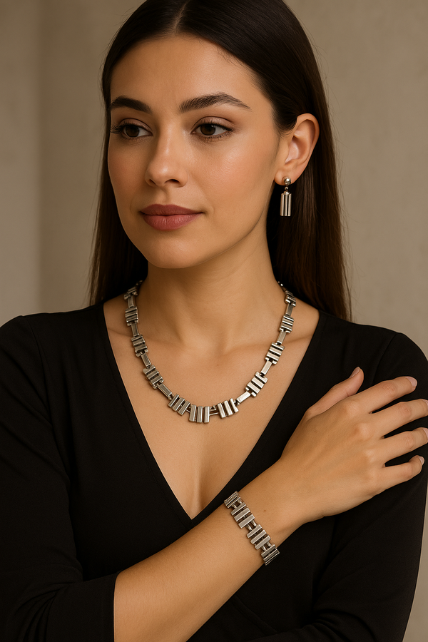 Rain Motif Jewelry Set