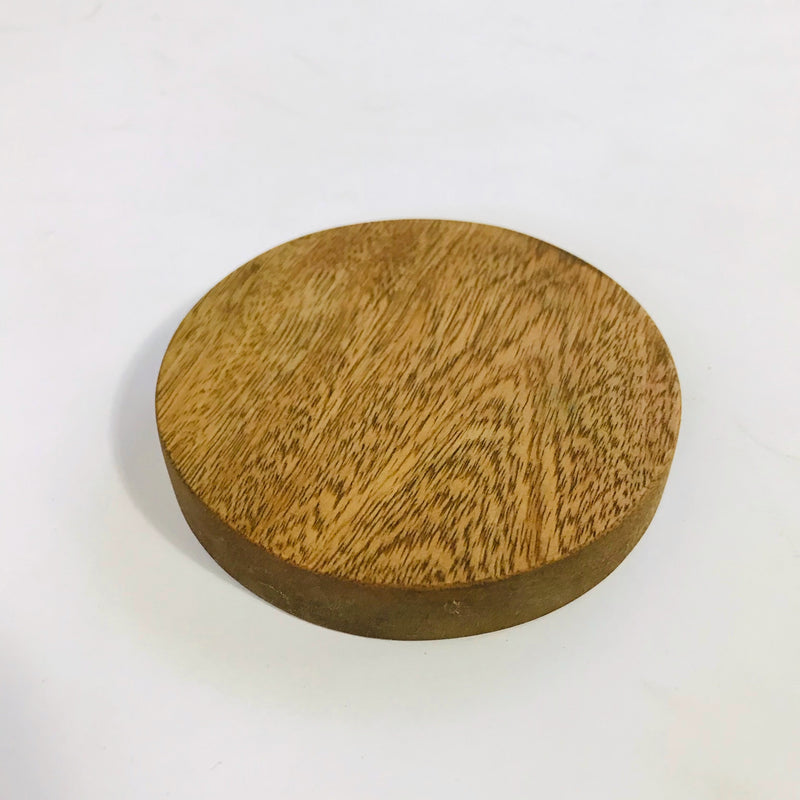 Solid Rosewood Round Coasters – Set of 6