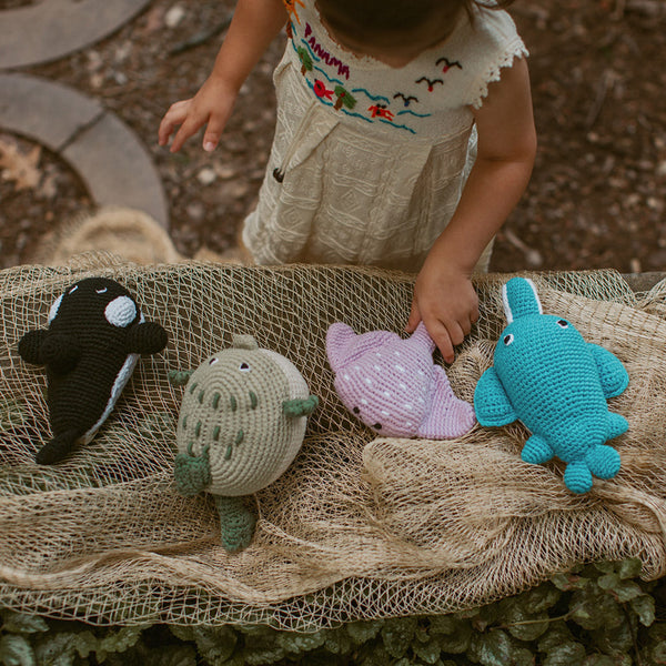 Beach Baby Toy - Stingray Rattle