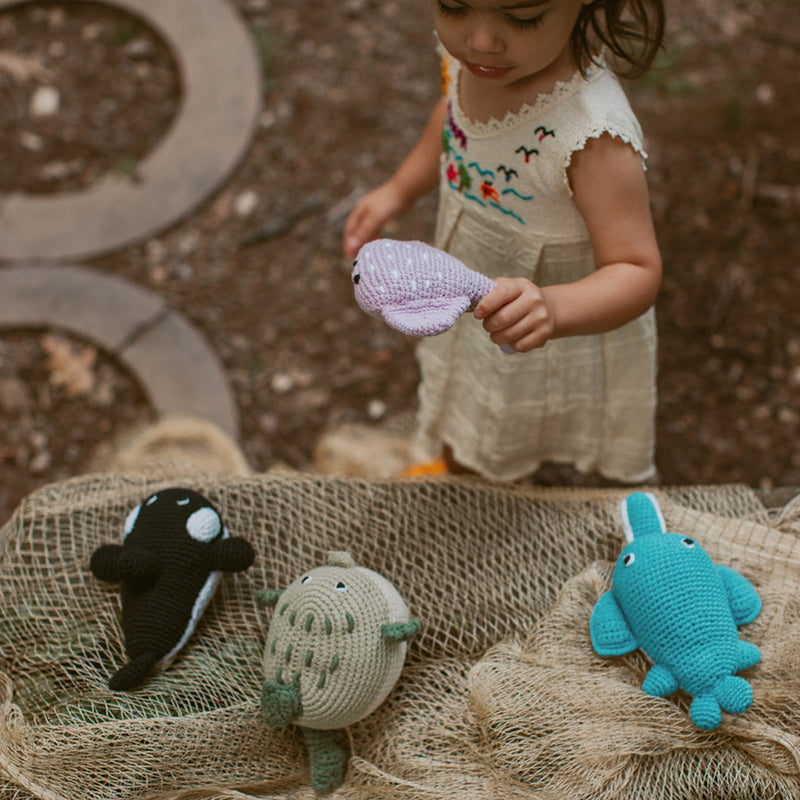 Beach Baby Toy - Stingray Rattle