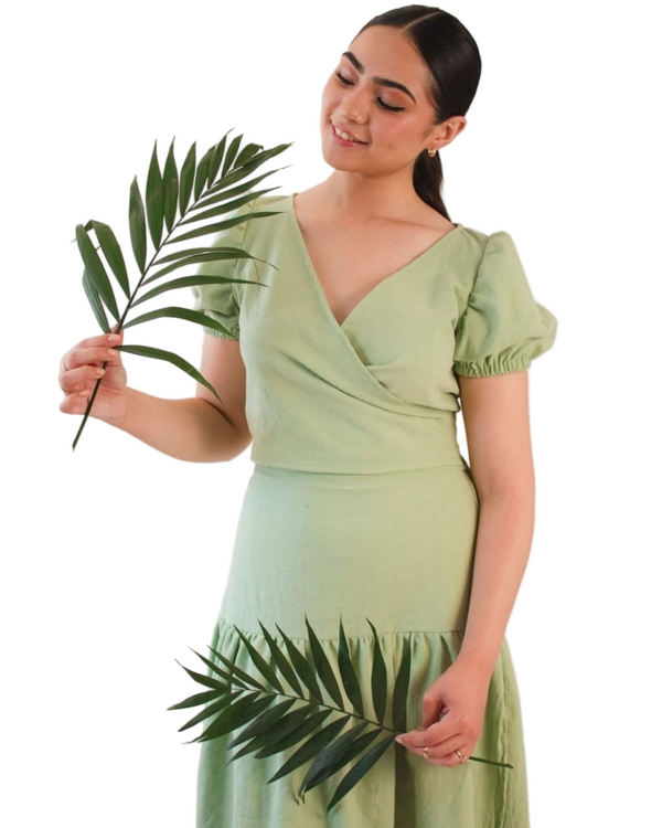 Sage Set  with 100% cotton fabric