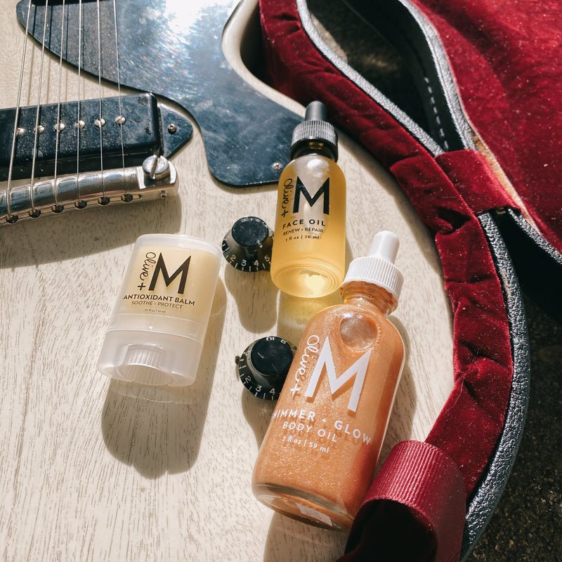 Shimmer + Glow Body Oil (2 oz) - Olive + M