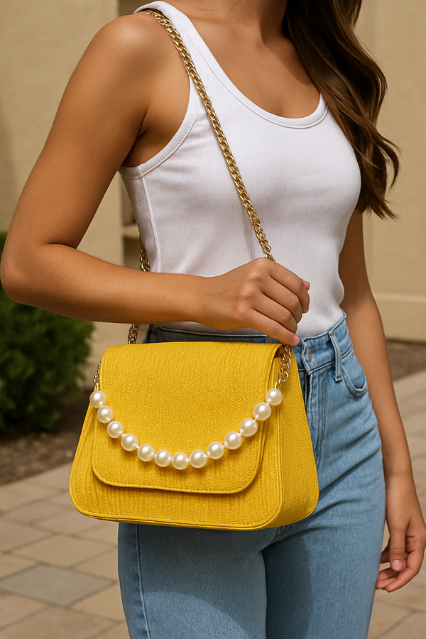 SinuForYou Yellow Chest Bag