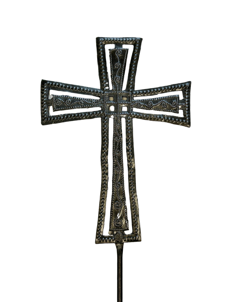Decorative Cross Garden Stakes