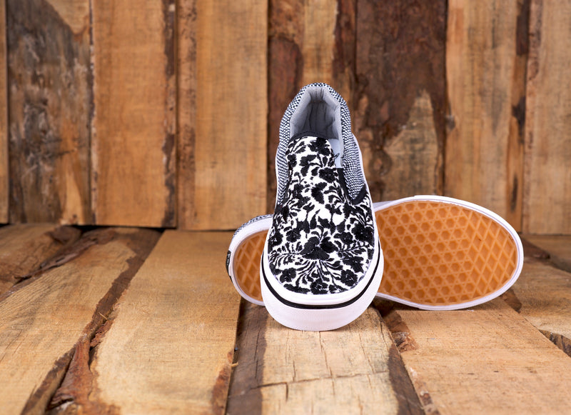 Handcrafted Textile Sneakers