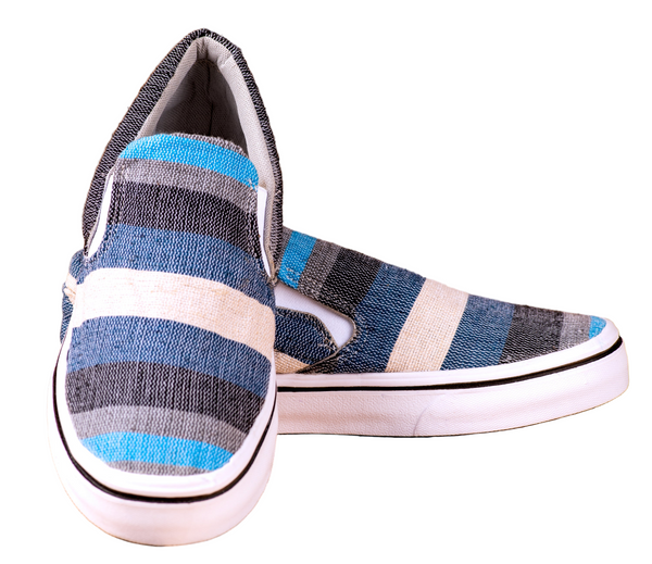 Handcrafted Textile Moccasin Sneakers