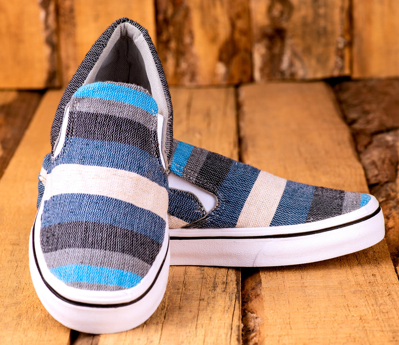 Handcrafted Textile Moccasin Sneakers