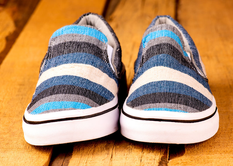 Handcrafted Textile Moccasin Sneakers