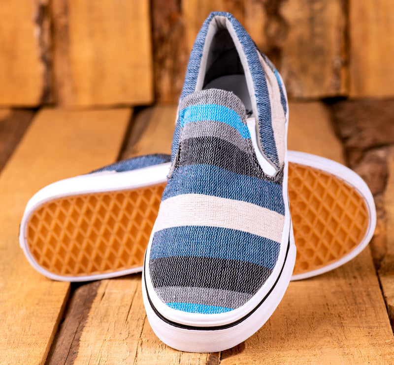 Handcrafted Textile Moccasin Sneakers