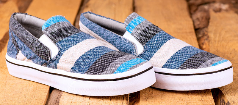 Handcrafted Textile Moccasin Sneakers