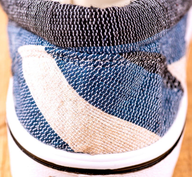 Handcrafted Textile Moccasin Sneakers