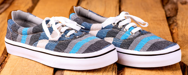 Handcrafted Textile Moccasin Sneakers