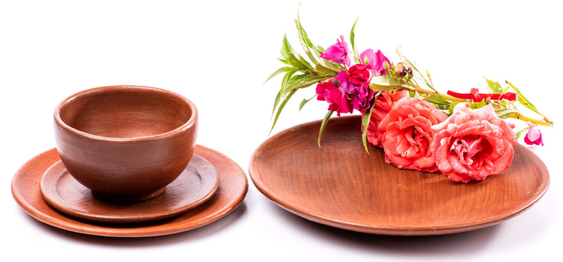 Oaxacan Red Clay Dinnerware – Flor de Tlapazola