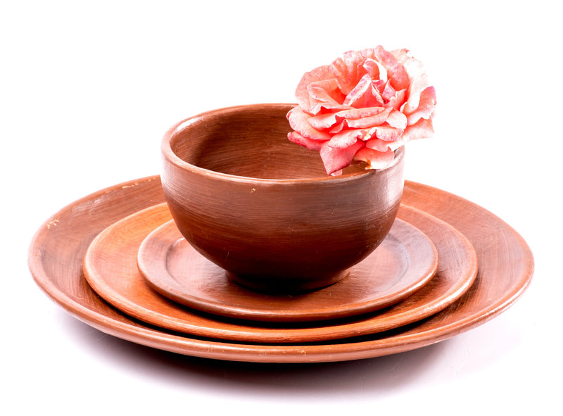 Oaxacan Red Clay Dinnerware – Flor de Tlapazola