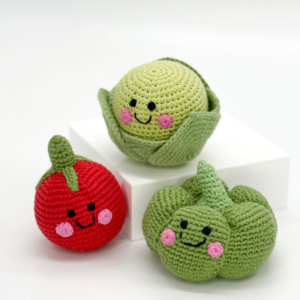 Red Tomato, Green Pepper, Lettuce Rattles