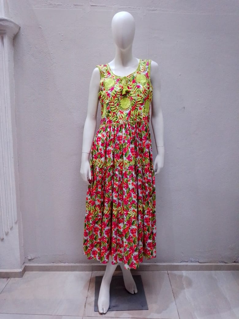 Embroidered Aguacatenango Dress