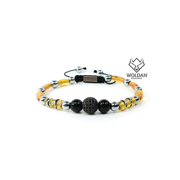 Persian Style Bracelet with Amber