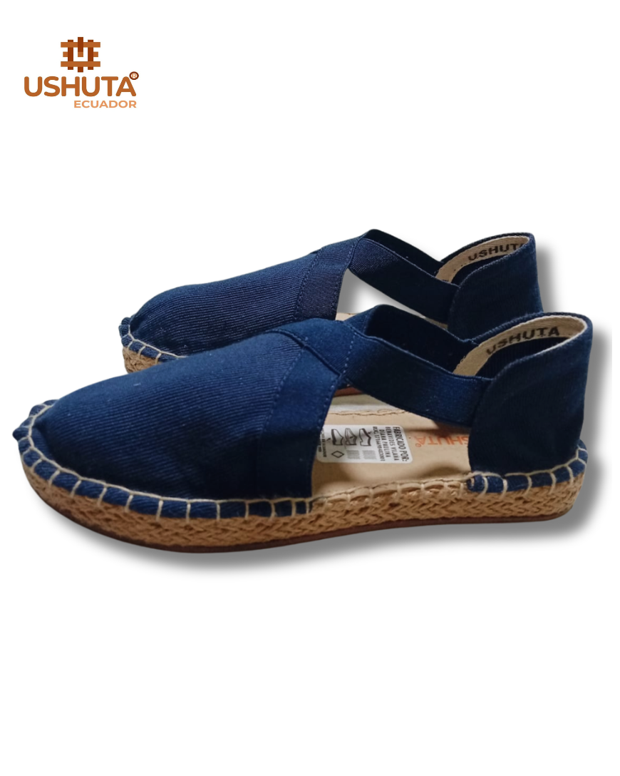 Warmi 05  Hand Made Espadrille Elastic Jute Sole Women