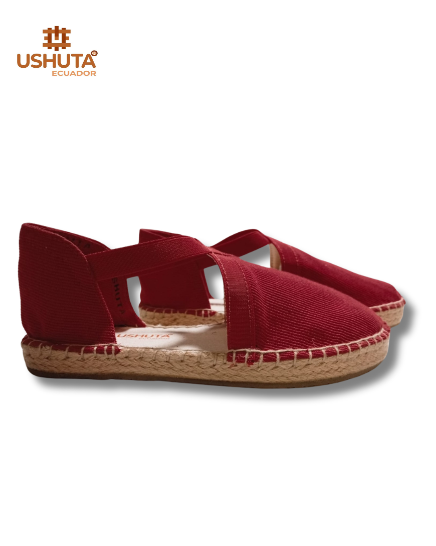 Warmi 05  Hand Made Espadrille Elastic Jute Sole Women