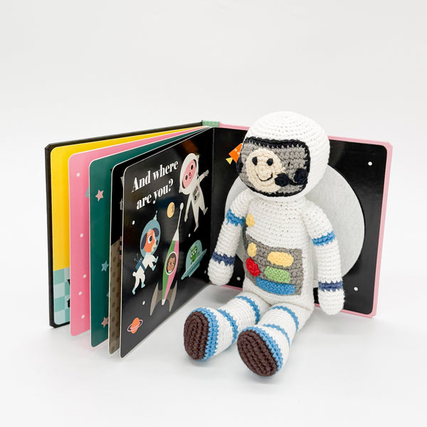 Where’s the Astronaut? Book with matching Astronaut Plush Toy