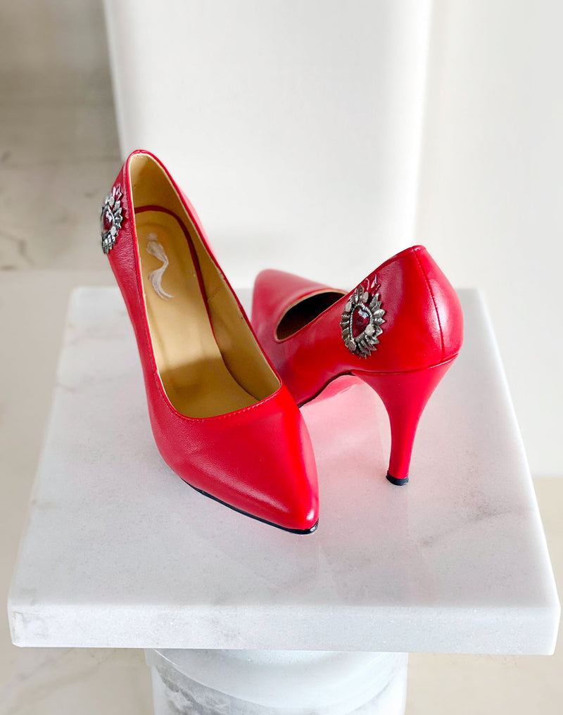 “Corazon Divino” Red Heels