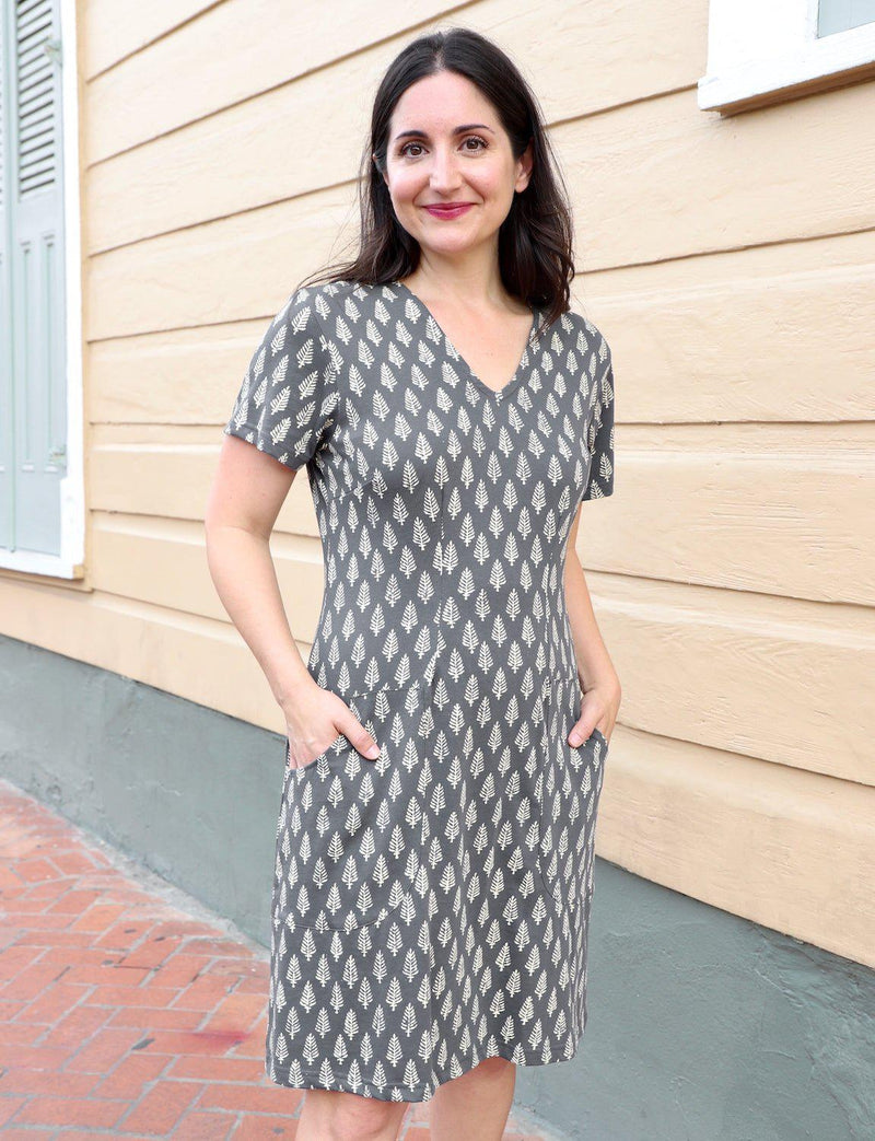 Avani Organic Dress - Passion Lilie
