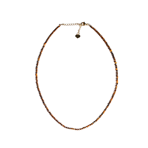 Crystal Necklace Tigers Eye