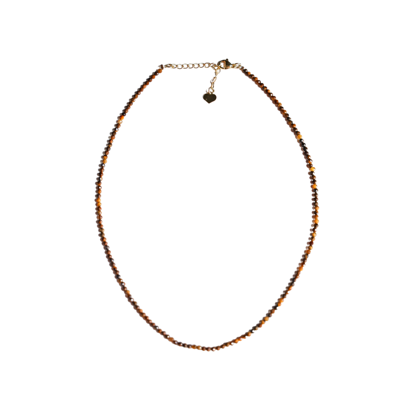 Crystal Necklace Tigers Eye
