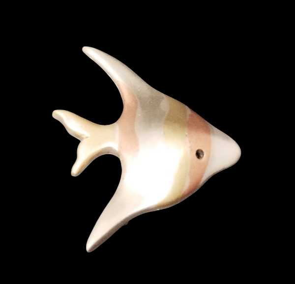 Pufferfish Brooch in Married Metals