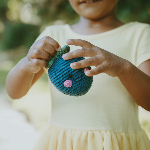 Pretend Play Food Rattle - Blueberry