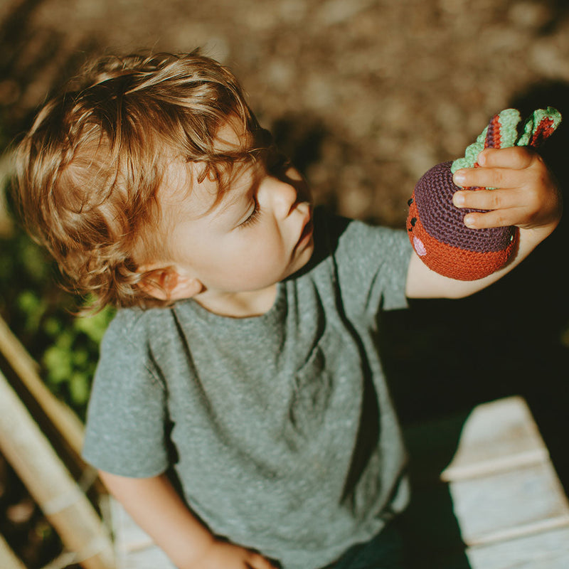 Pretend Play Food Rattle -  Red Beet