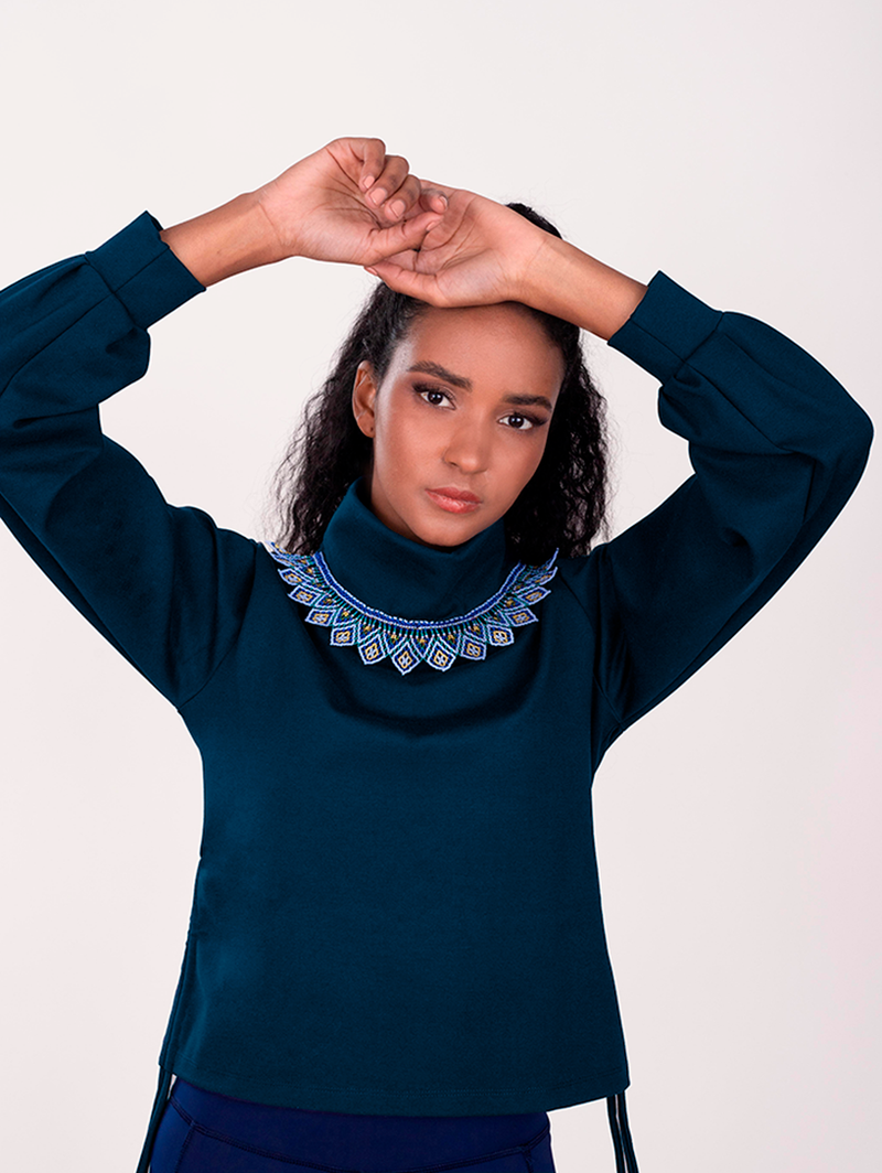 Dark Blue Nekai Sweater