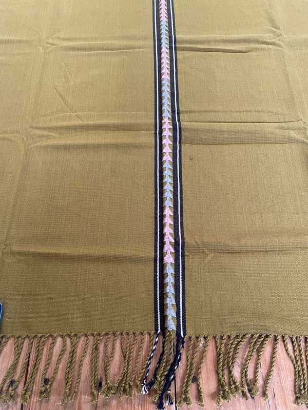 Handwoven Cotton Loom Poncho