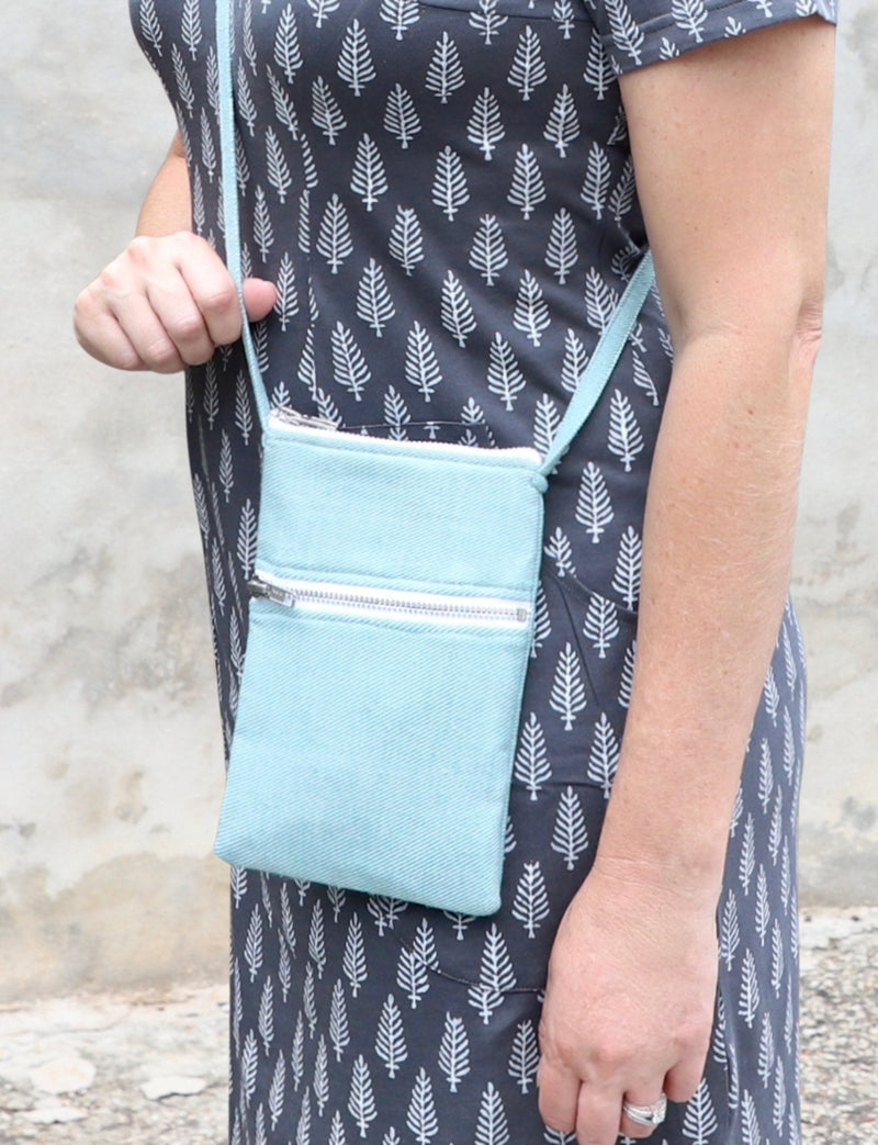 Compact Travel Crossbody Bag - Multiple Prints Available - Passion Lilie
