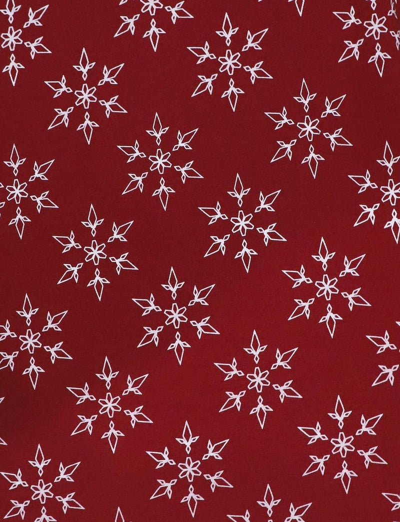 Crimson Flurry Organic Holiday Dress - Passion Lilie