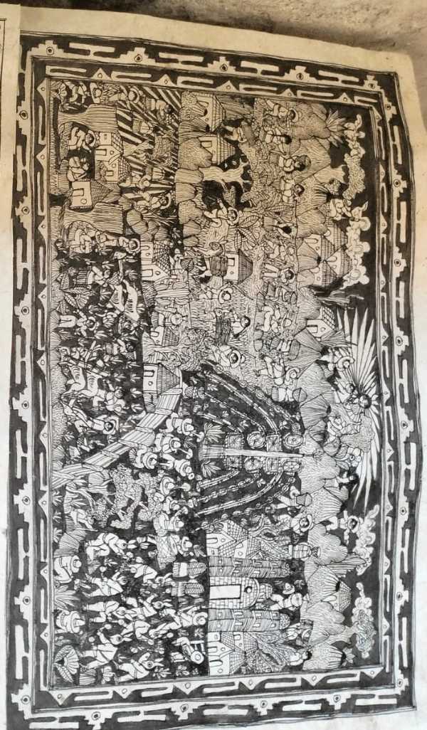 Hand-Painted Amate Paper with Indigenous Traditions