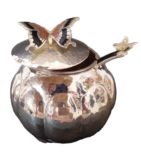 Monarch Butterfly Sugar Bowl