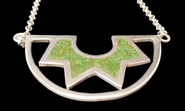 Half Circle Triangle Pendant