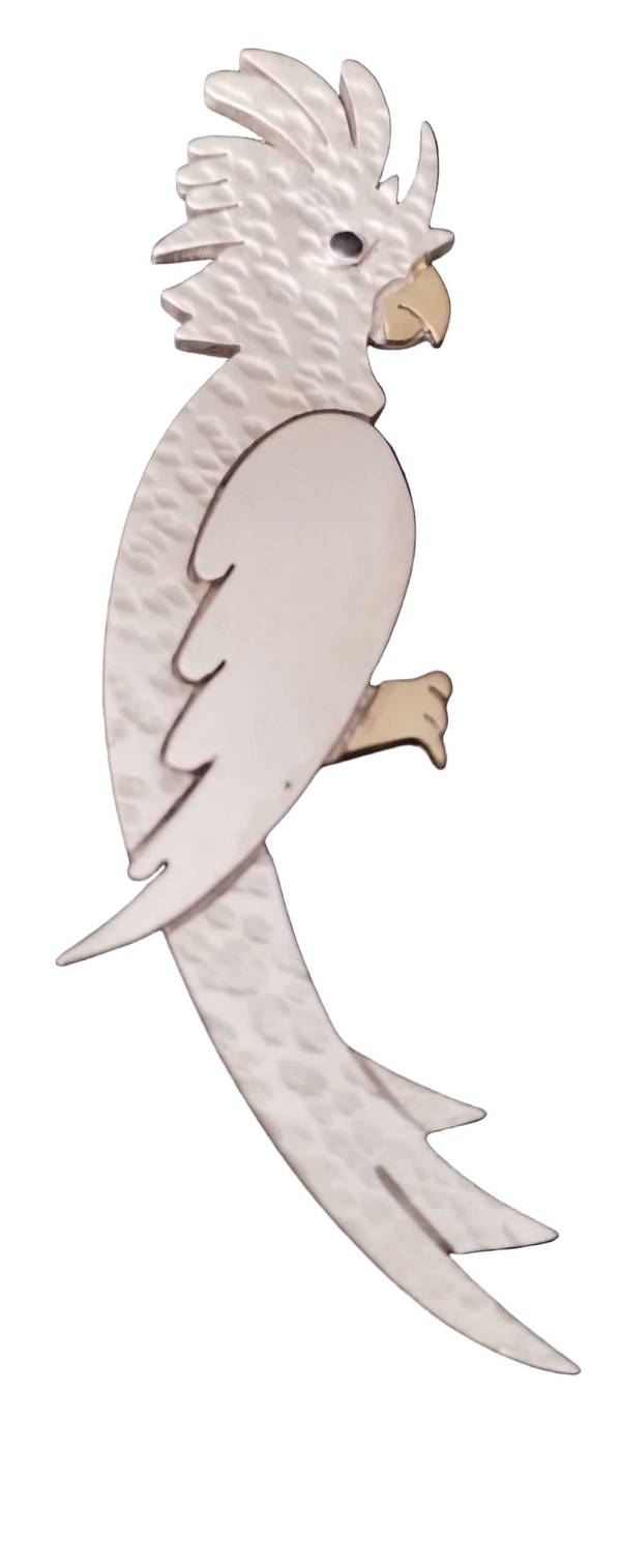Cockatoo Brooch
