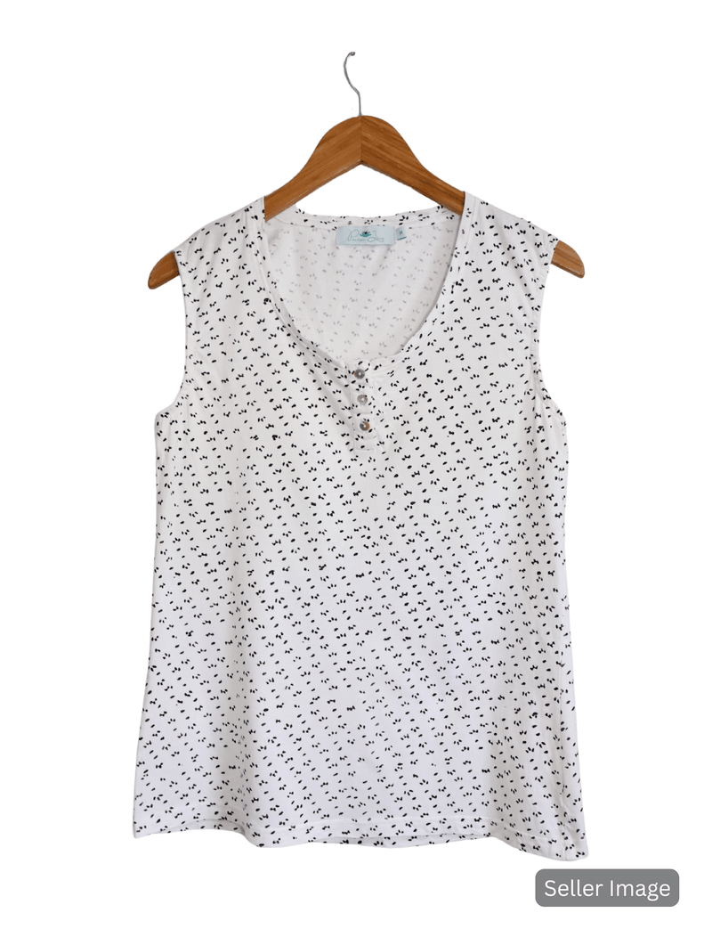 Dotted Dots Organic Top : Pre - Loved - Passion Lilie