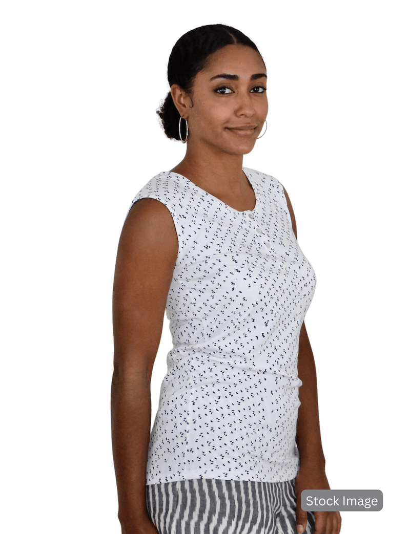 Dotted Dots Organic Top : Pre - Loved - Passion Lilie