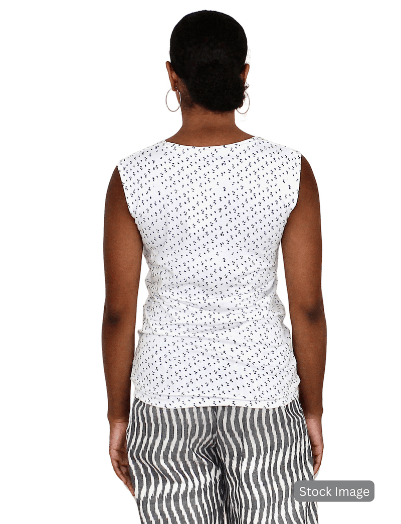 Dotted Dots Organic Top : Pre - Loved - Passion Lilie