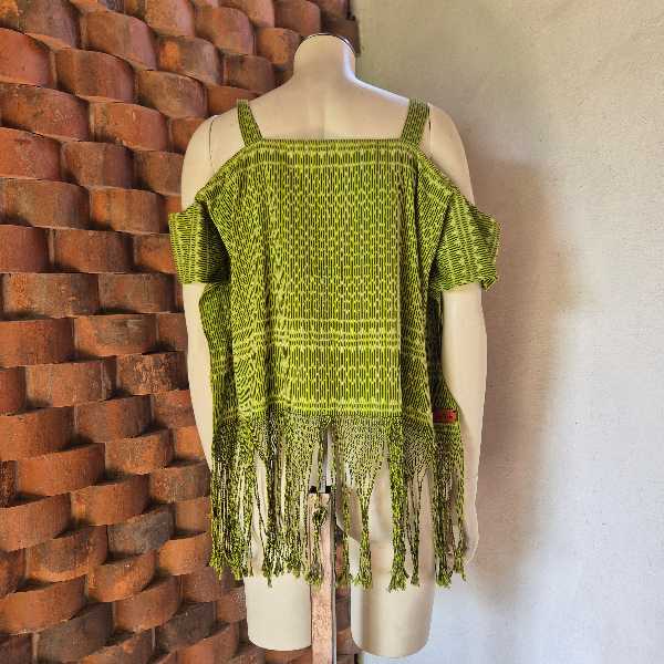 Handwoven Fringe Strap Blouse