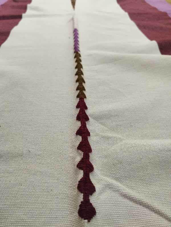 Handwoven Cotton Loom Poncho