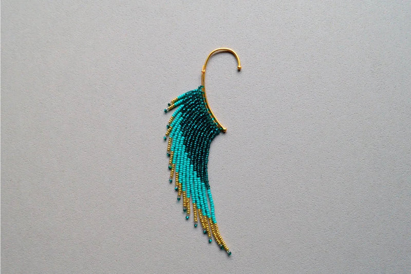 Pinachu Earcuff - Feather Crown