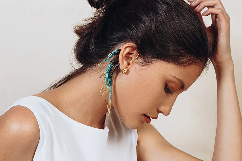 Pinachu Earcuff - Feather Crown