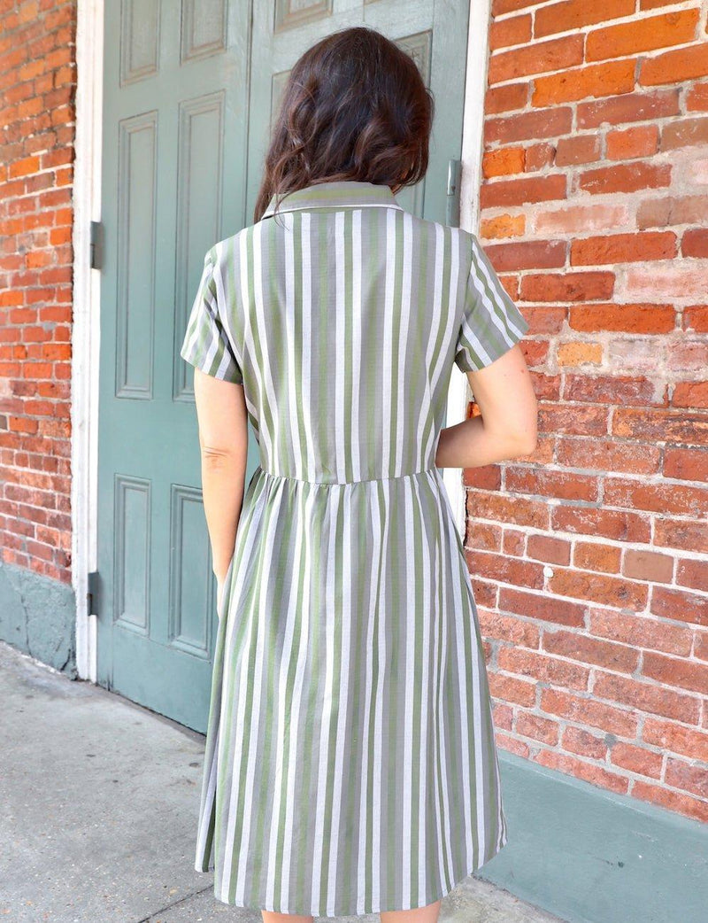 Earth Toned Organic Cotton Gardening Dress - Passion Lilie