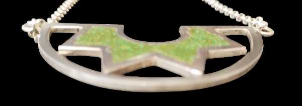 Half Circle Triangle Pendant